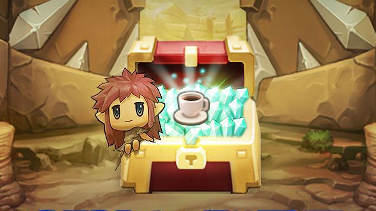 The Guardian Tales treasure coffer.