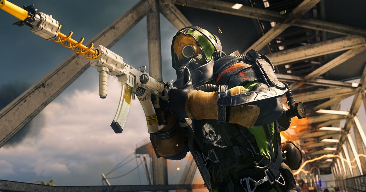 Image showing Warzone player holding a gun