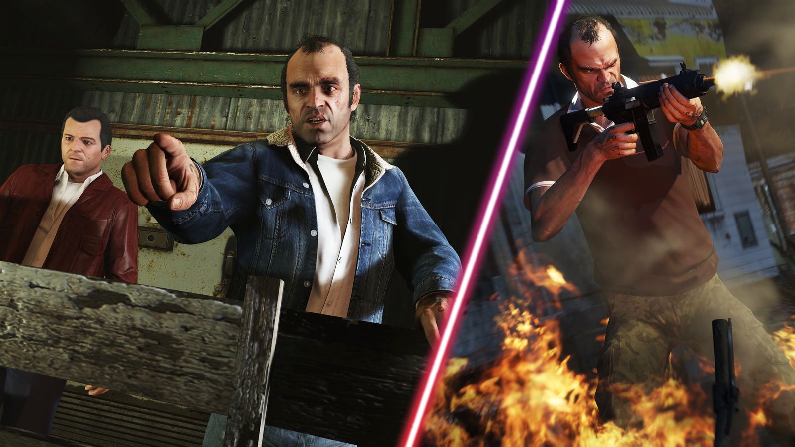 GTA 5's protagonists, who know a thing or two about North Yankton.