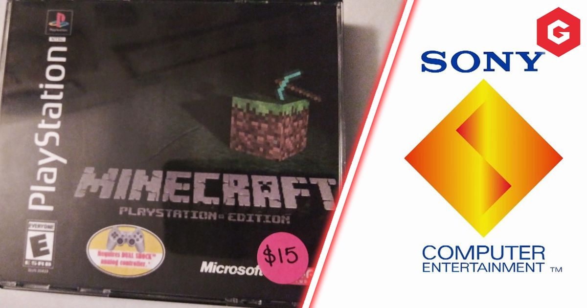 An image of Minecraft on the PS1.