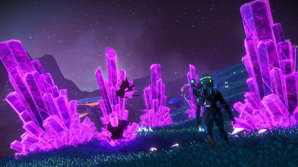 No Man's Sky Dissonant System Purple Crystal resources