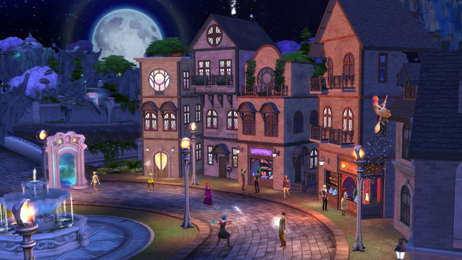 The main magical town in Realm of Magic