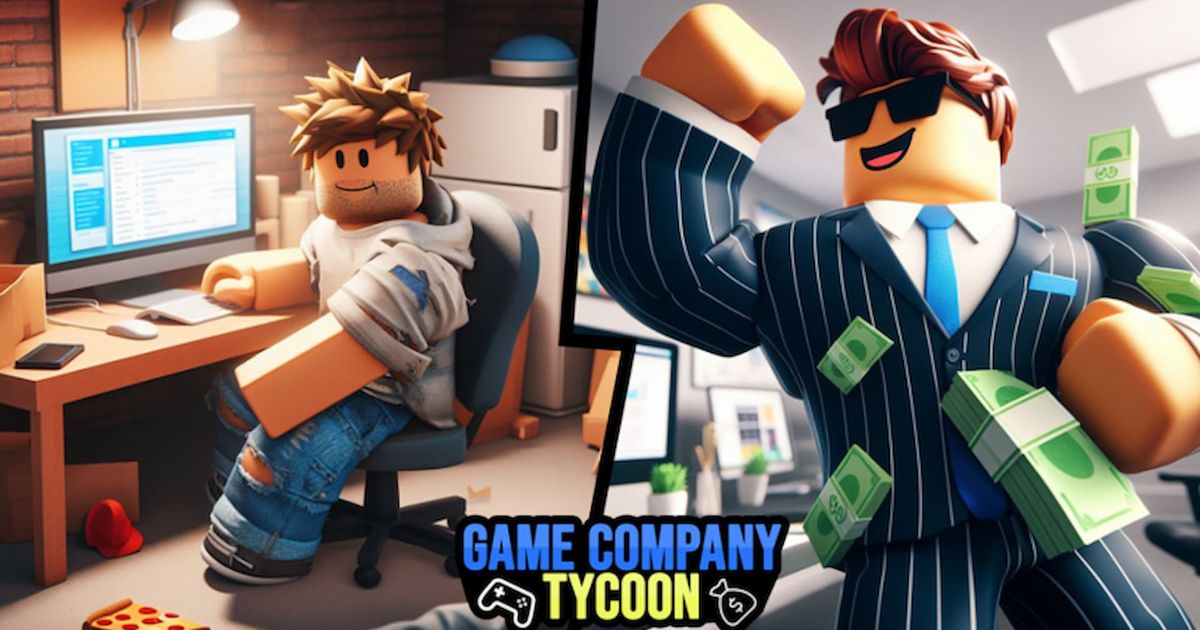Game Company Tycoon character sitting in front of his workstation