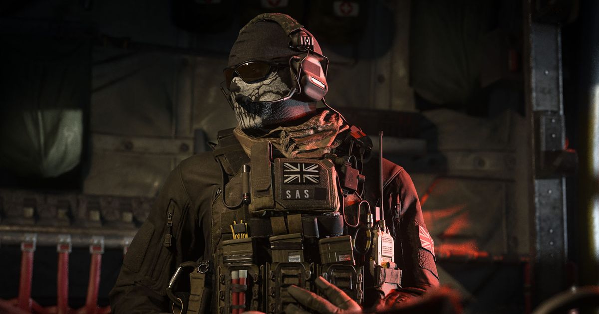 Modern Warfare 3 Ghost wearing SAS vest