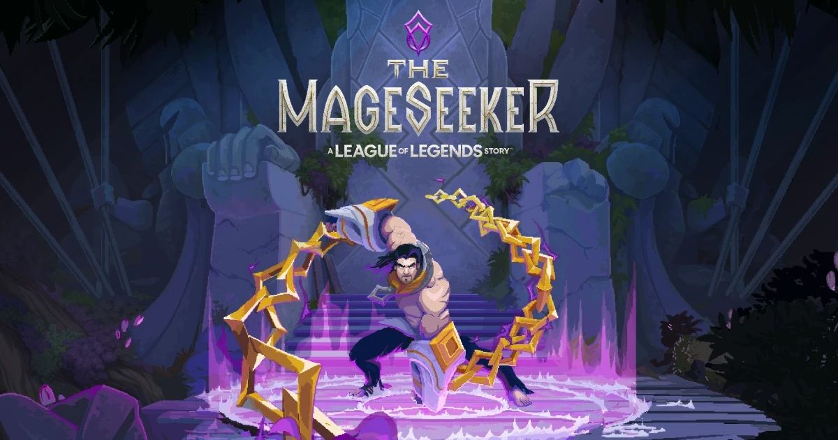 A promotional image of The Mageseeker: A League of Legends story. 