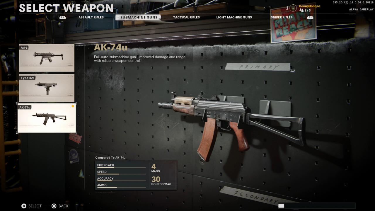 Black Ops Cold War AK74u