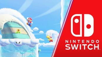 Mario next to the Nintendo Switch logo.