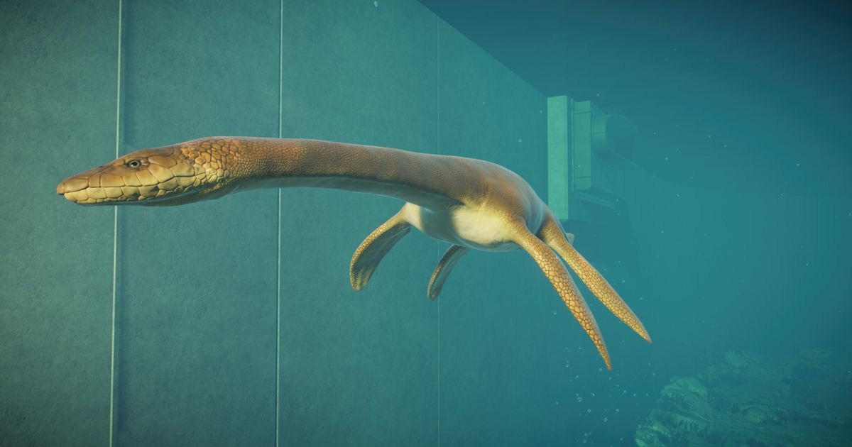 Jurassic World Evolution 2 Plesiosaurus in Lagoon Tank