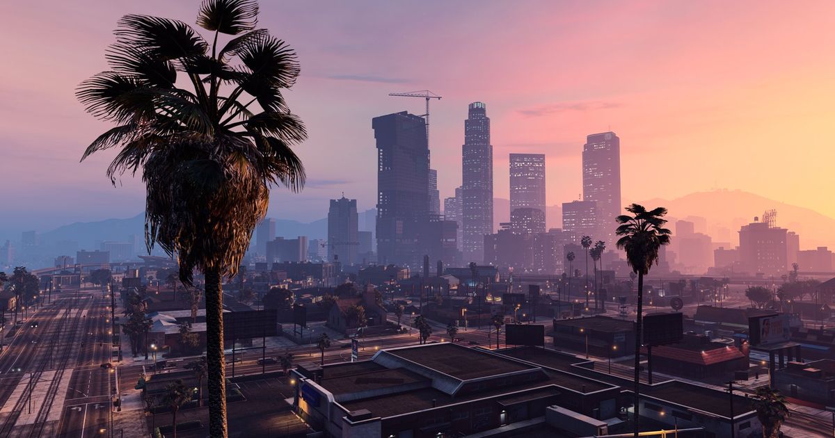 An overview of Los Santos in GTA V