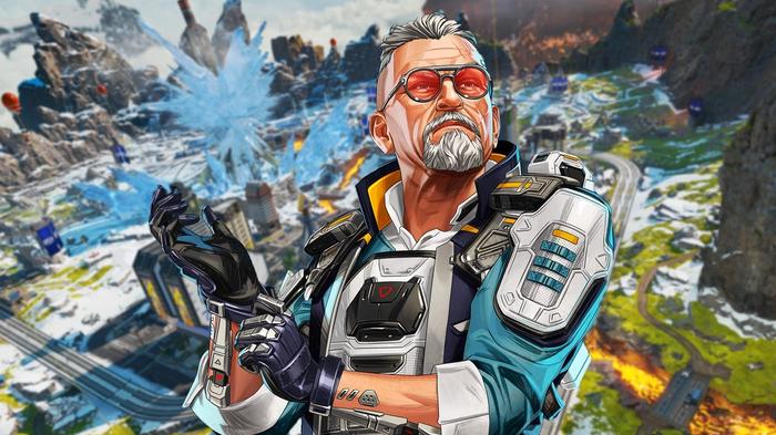 A promotional image of Ballistic from Apex Legends.