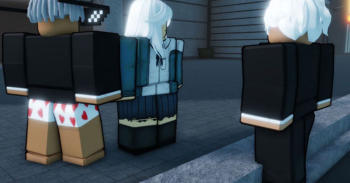 Three characters in Unequal on Roblox.