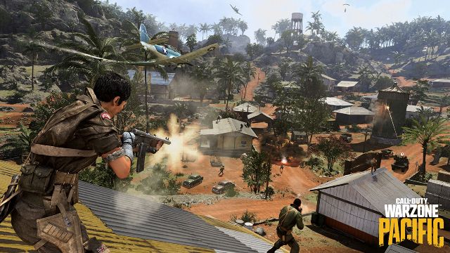 Image showing Warzone players fighting
