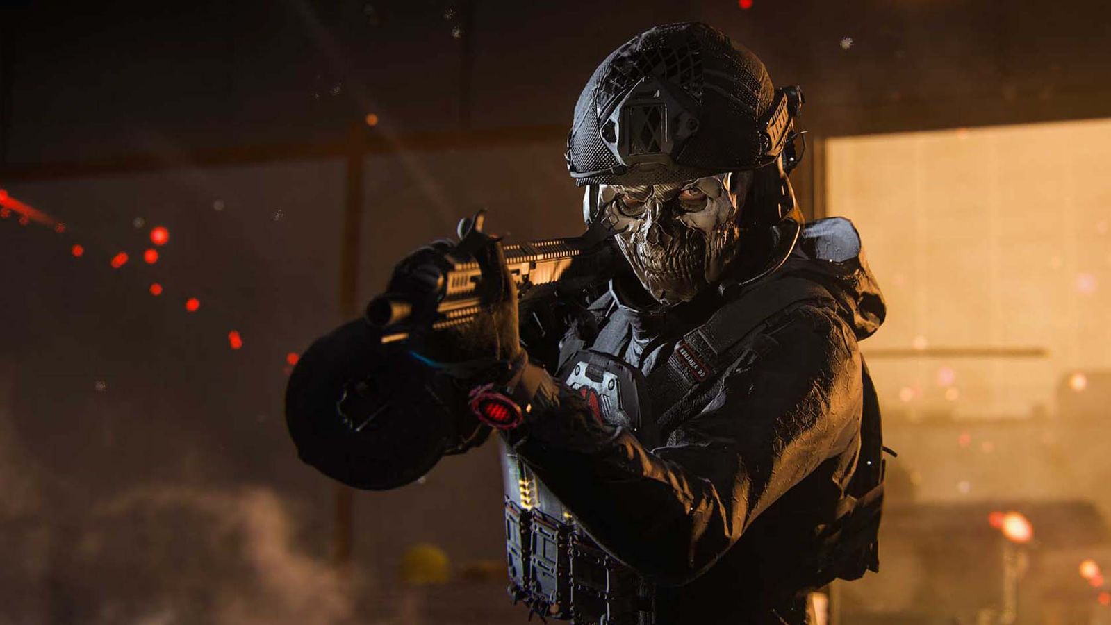 Modern Warfare 3 player aiming down sights of rifle