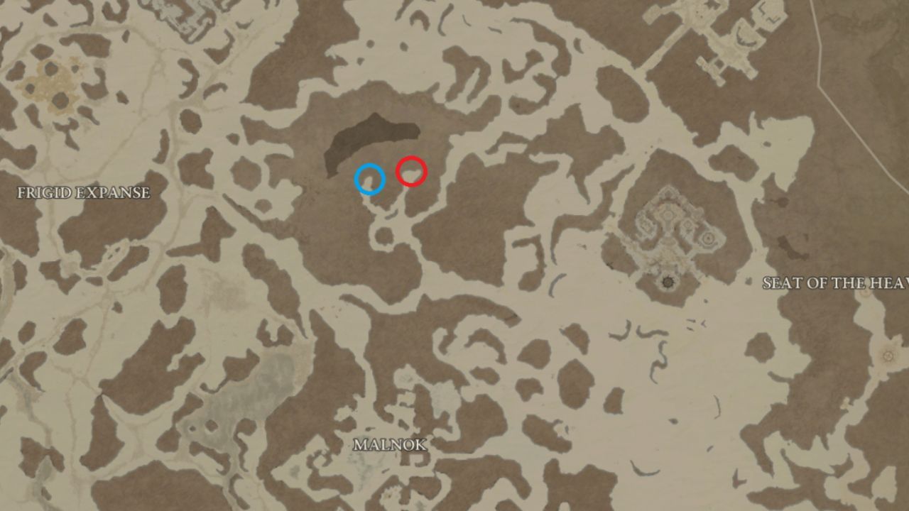 Hollowed Glacier location in Diablo 4
