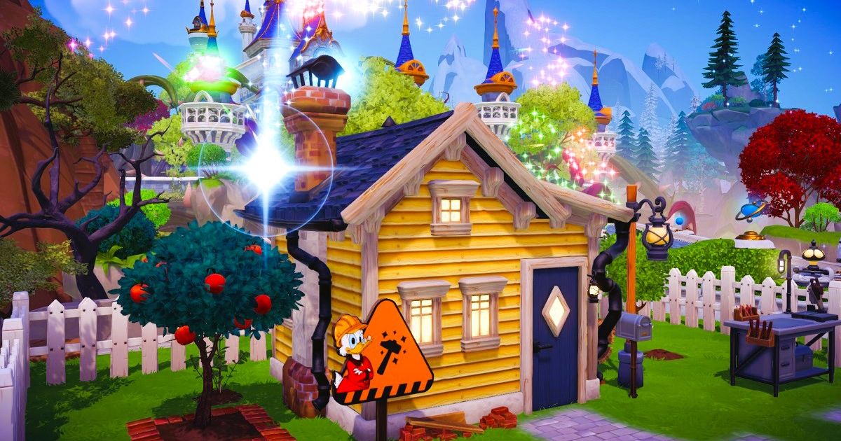 Image of the village in Disney Dreamlight Valley.