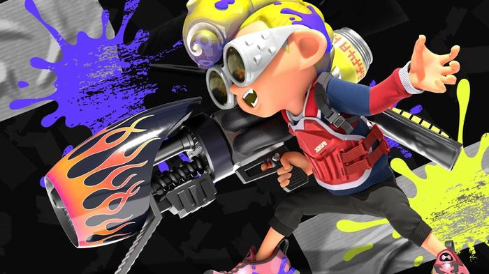 Inkling with a weapon from Splatoon 3