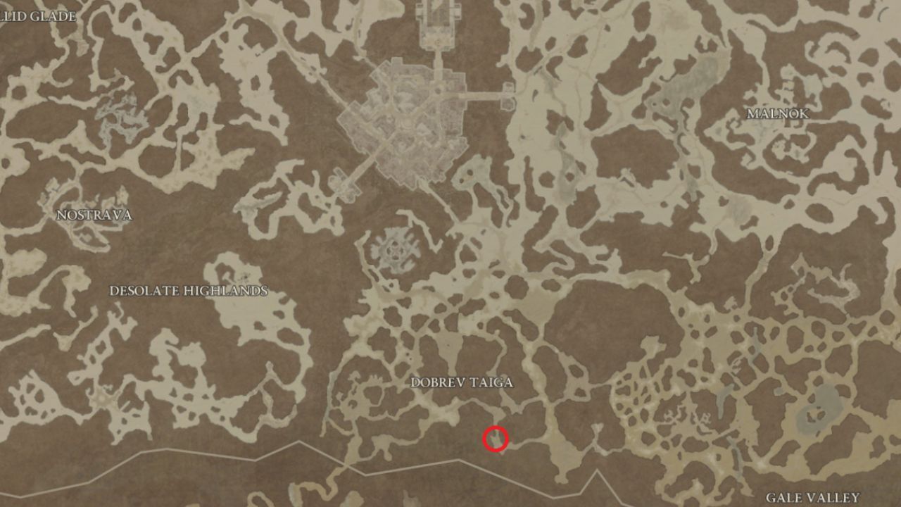 Cutthroat’s Escape location in Diablo 4