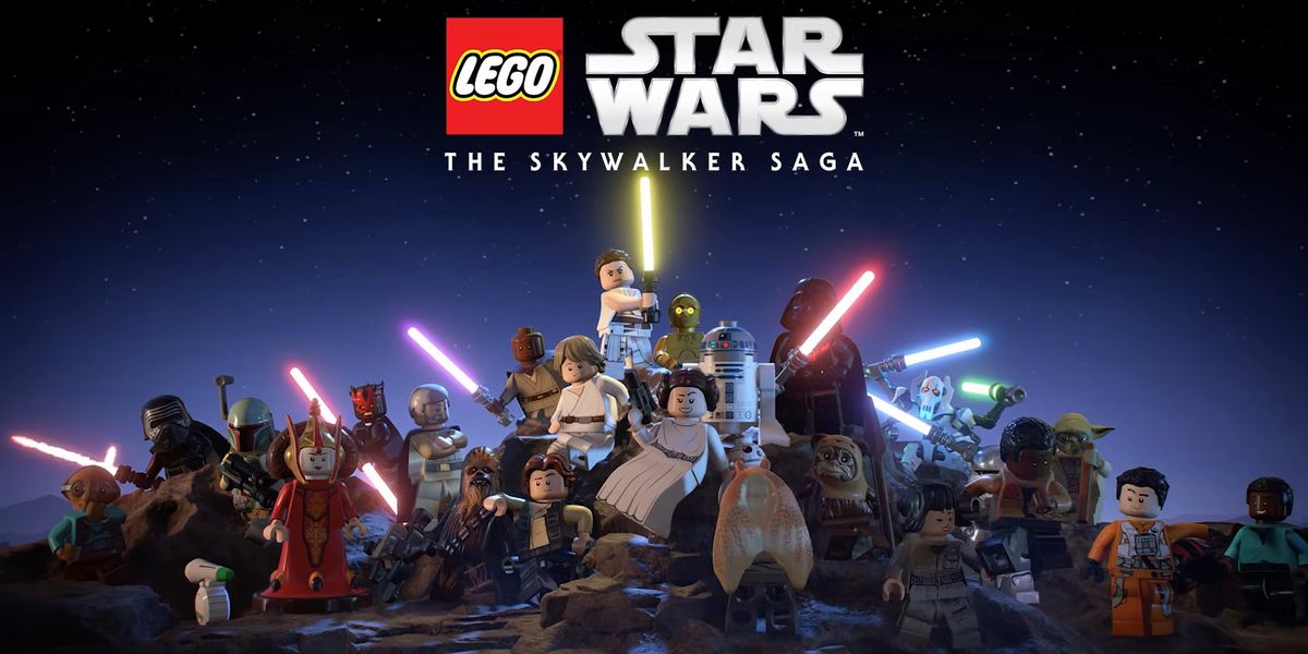 LEGO Star Wars The Skywalker Saga entire cast photo