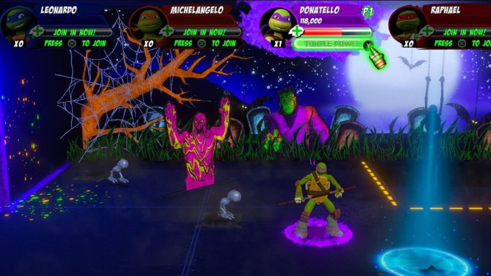 Donatello faces foes in TMNT Arcade: Wrath of the Mutants