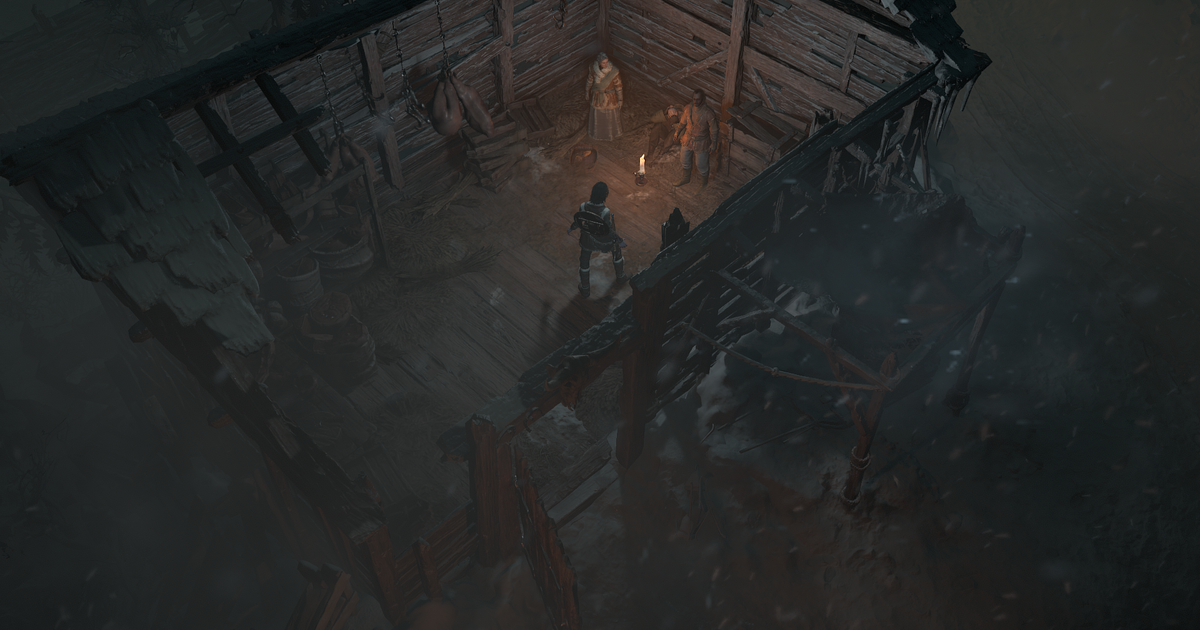 a cutscene in Diablo 4