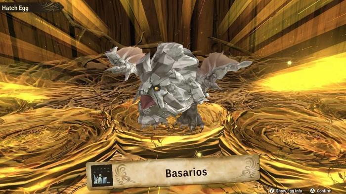 A baby Basarios in Monster Hunter Stories 2