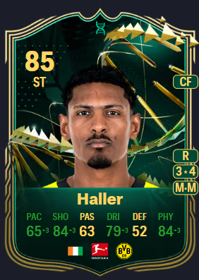 EA Sports FC 24 Sebastien Haller Founders Evolution card