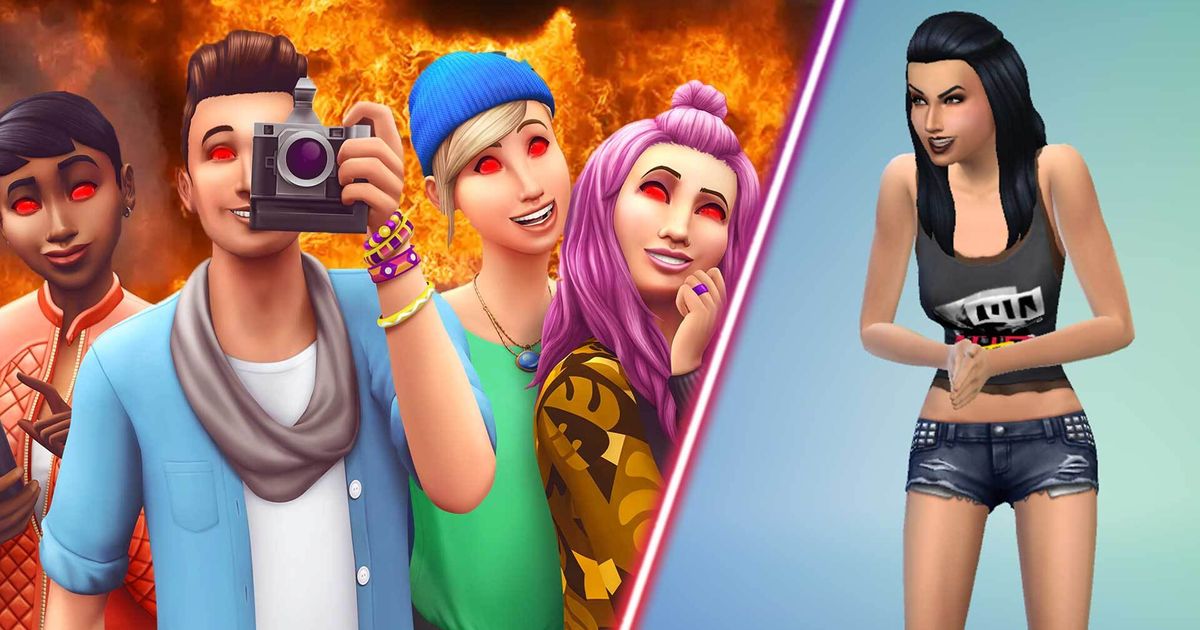 Some rather evil-looking sims in The Sims 4.
