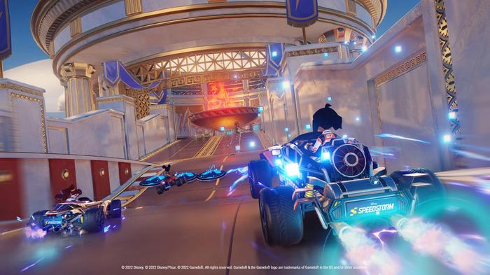 An official screenshot of Disney Speedstorm gameplay.