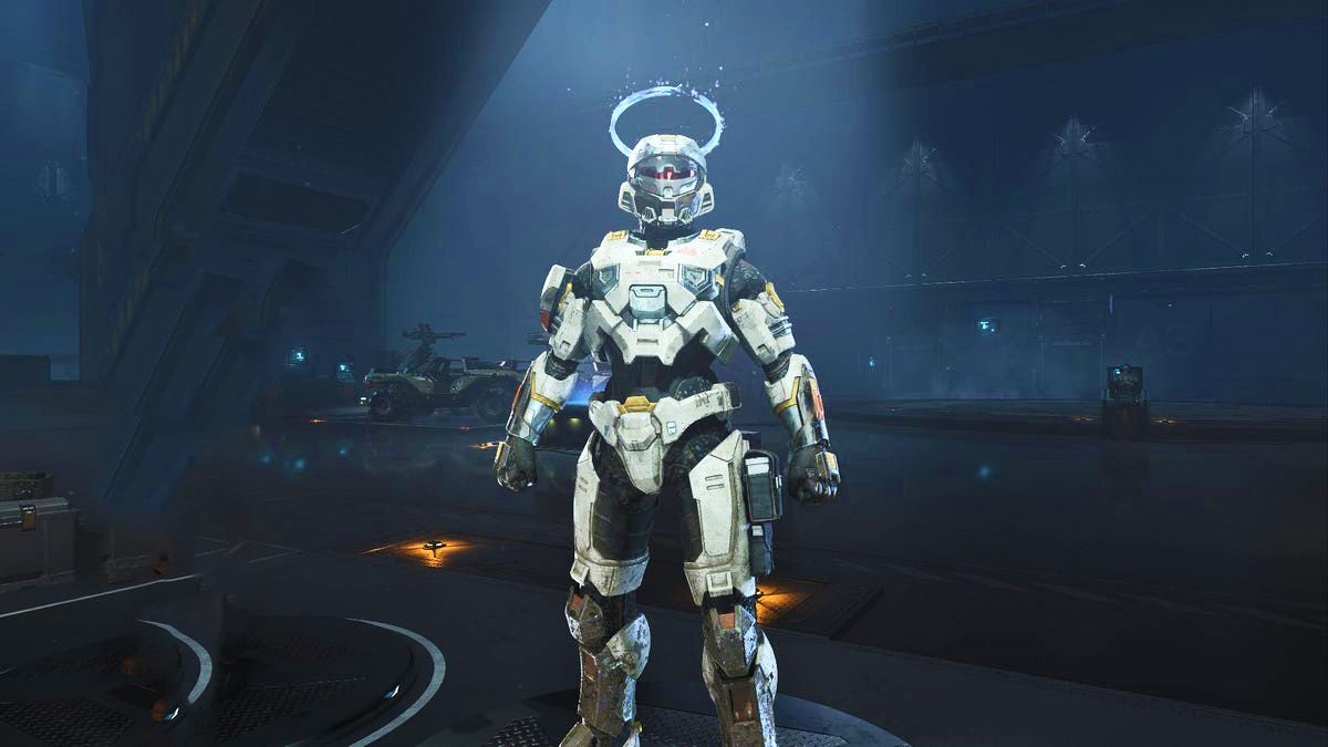 A Halo ring-style outfit in Halo Infinite.