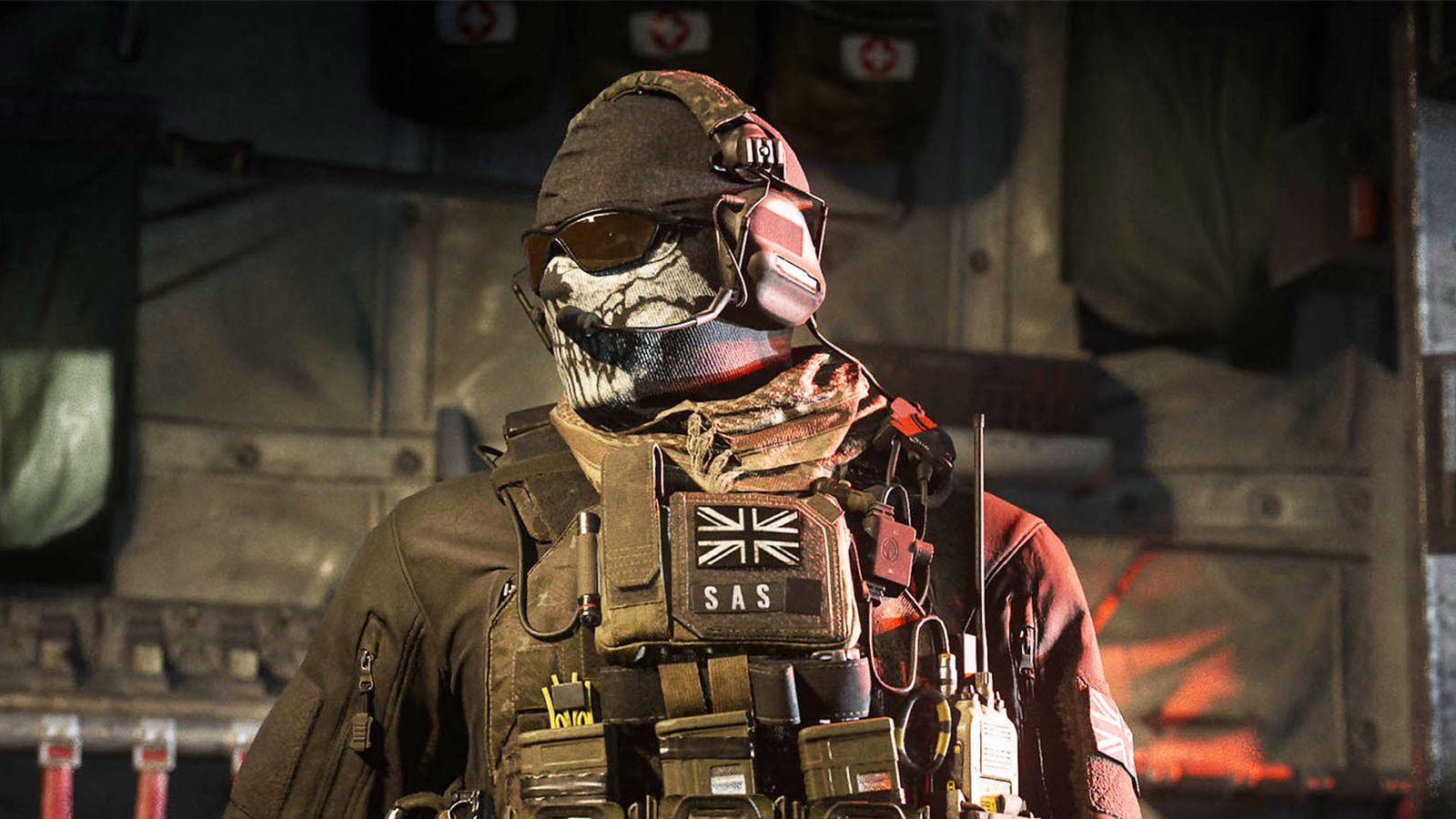Modern Warfare 3 Ghost wearing mask and SAS vest