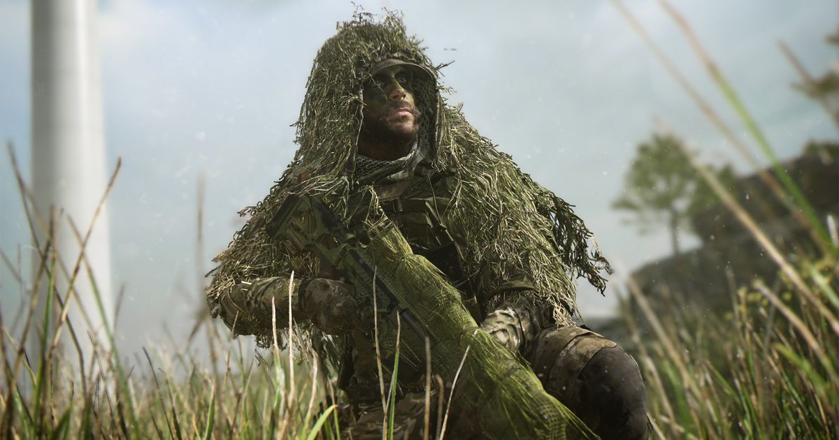 Image showing Warzone 2 player wearing ghillie suit