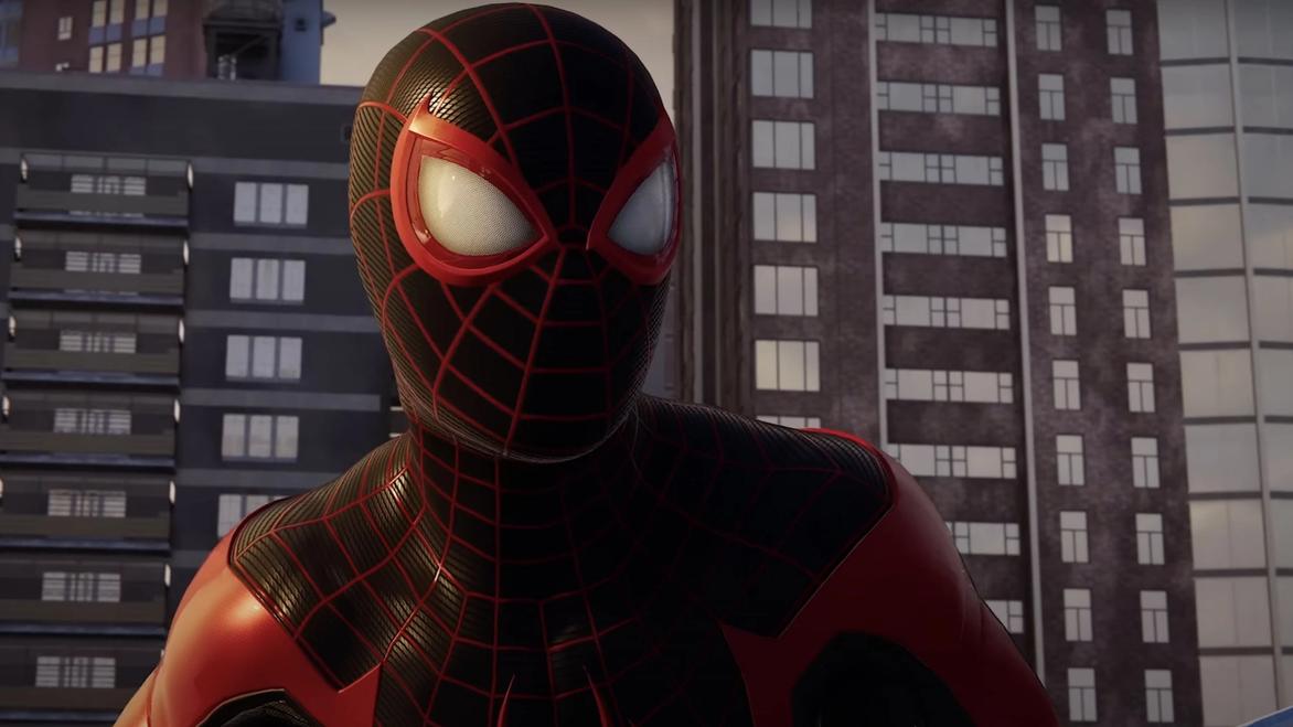 Miles Morales during the newest Spider-Man 2 trailer.