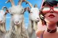 An image of some goats in Fortnite.