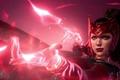 Image of a smirking Scarlet Witch in Marvel Future Revolution.