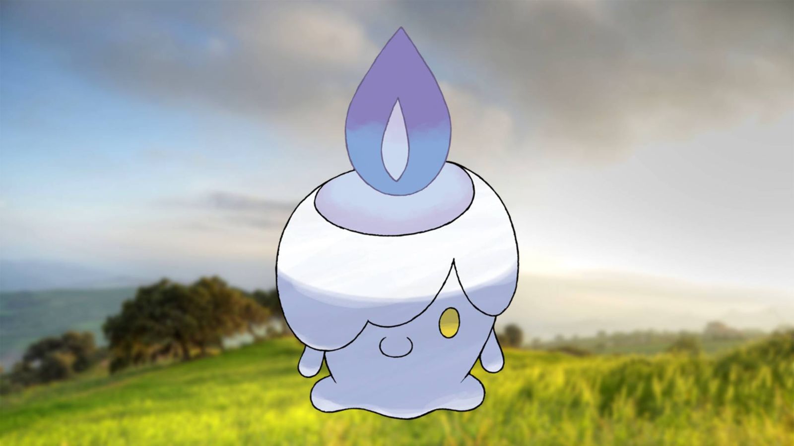 Image of Litwick in Pokémon GO.
