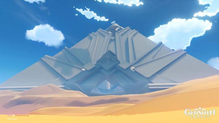 Desert pyramid in Sumeru