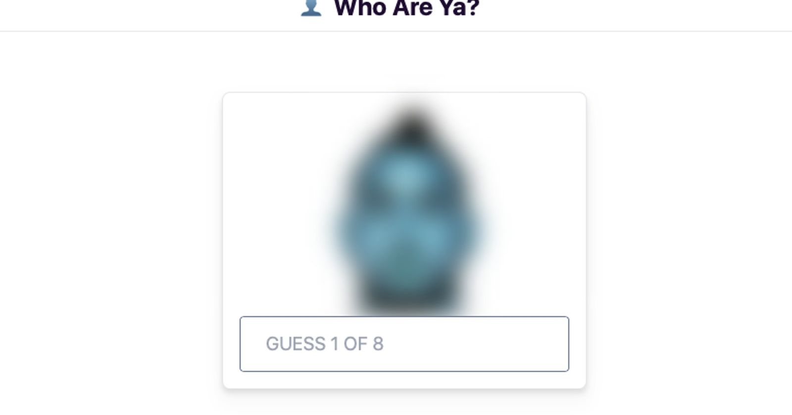 Who Are Ya?