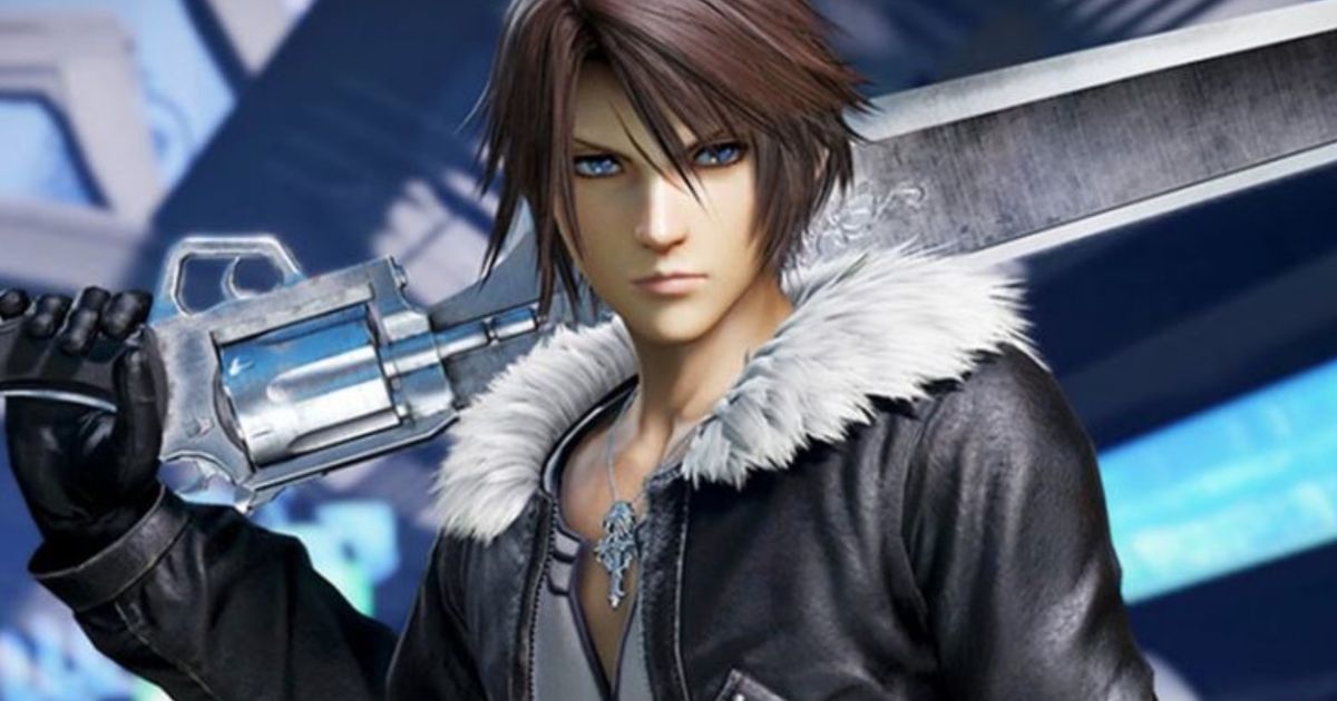 A HD render of Squall from Final Fantasy 8 