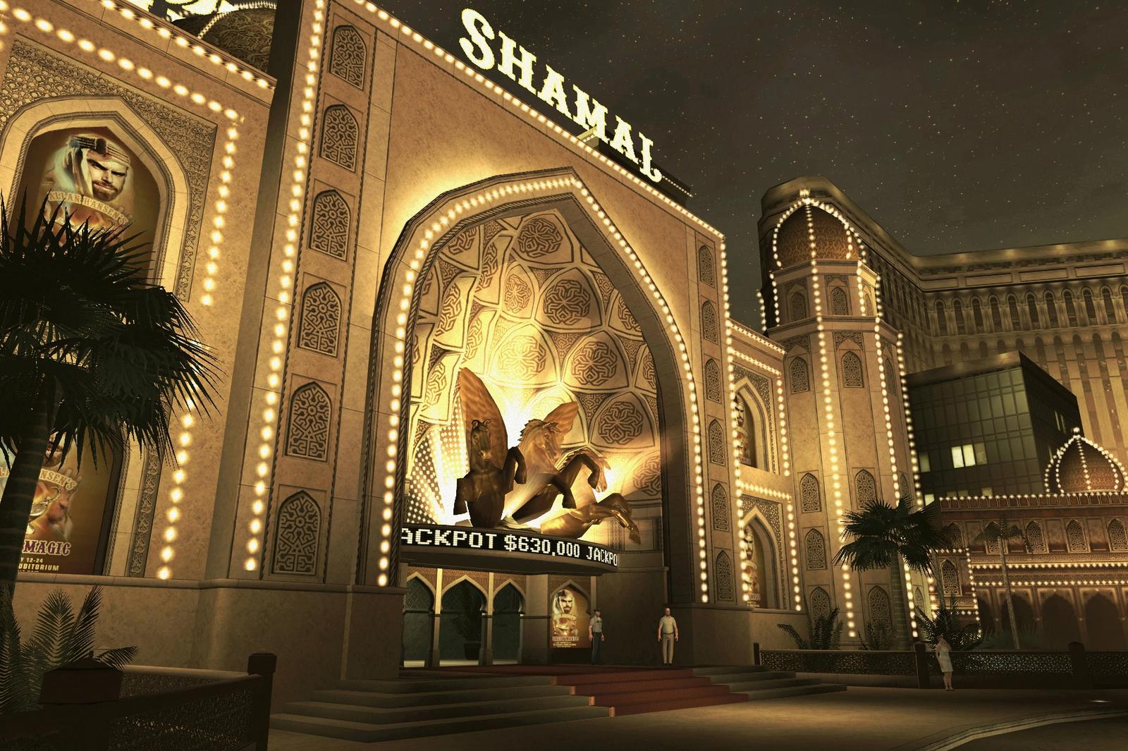 A screenshot from one of Hitman: Blood Money's levels.
