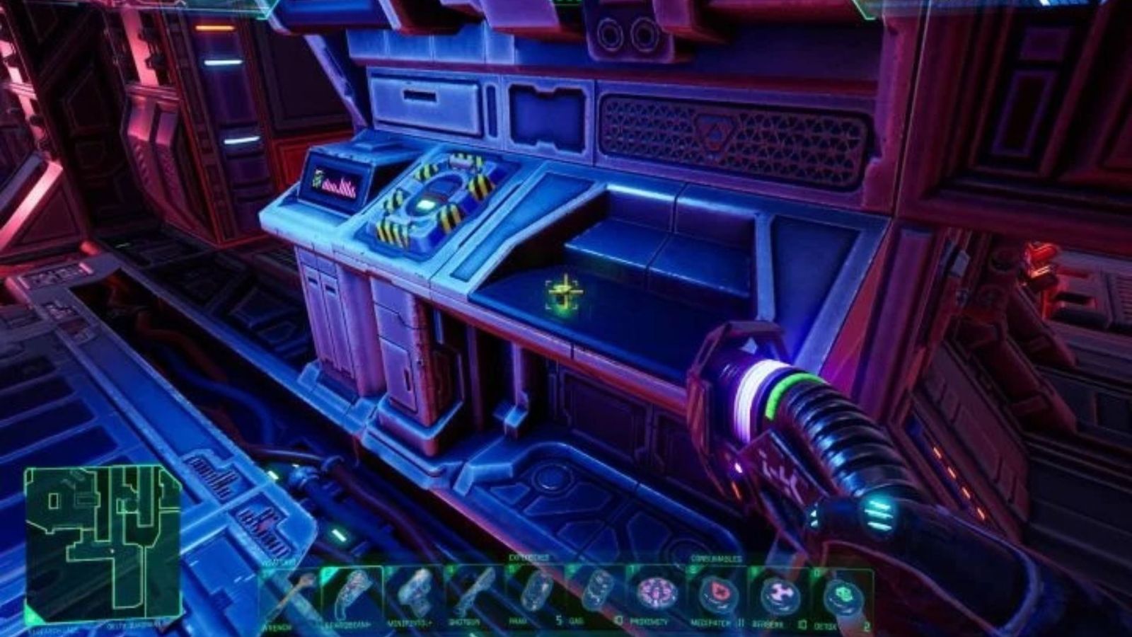 An in-game screenshot of the USB stick in System Shock Remake.