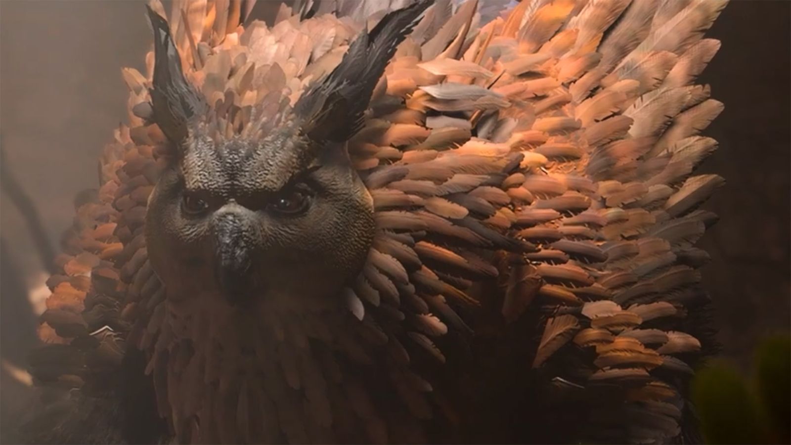 A screenshot of the Owlbear in Baldur's Gate 3.
