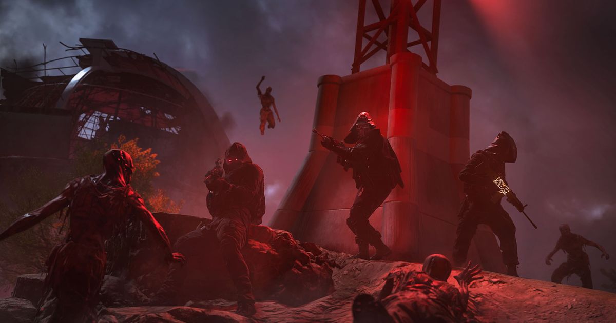 Warzone players fighting zombies at Zaya Observatory