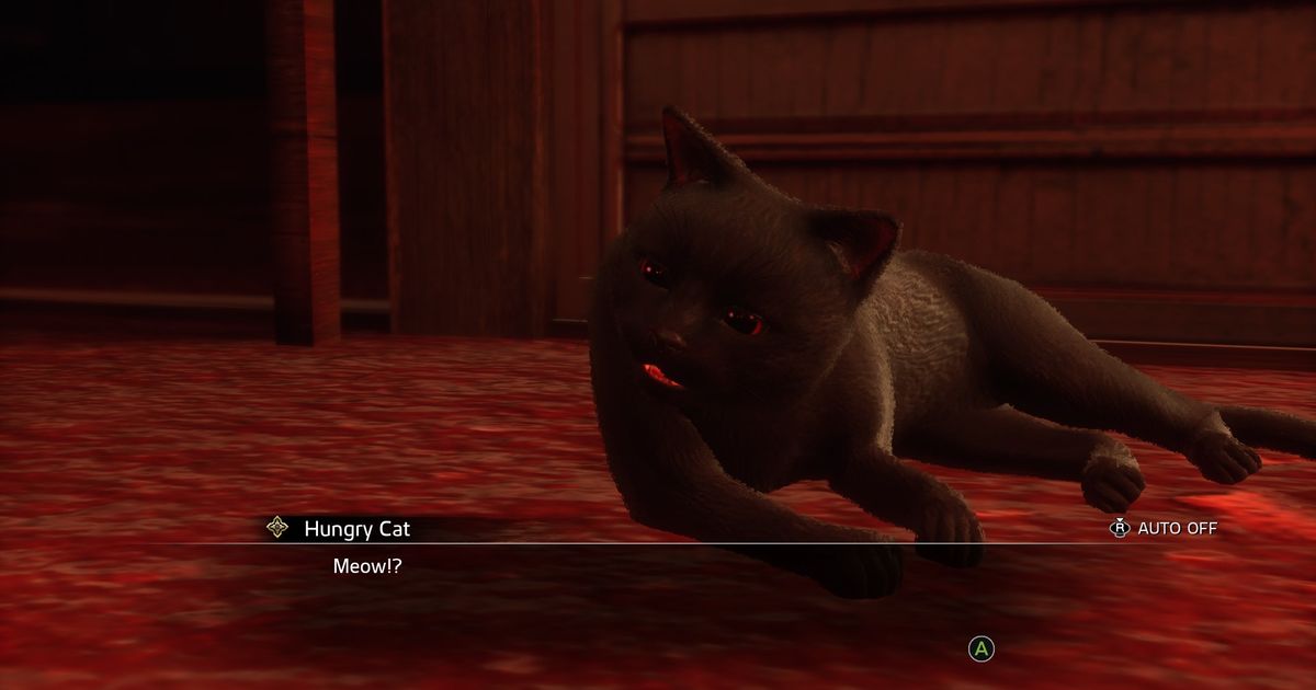 Hungry cat: Meow? featured in Like a Dragon Ishin