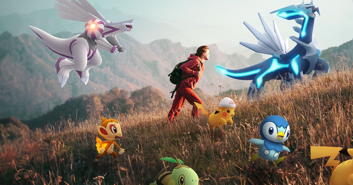 Pokémon Go Sinnoh Tour update keyart 
