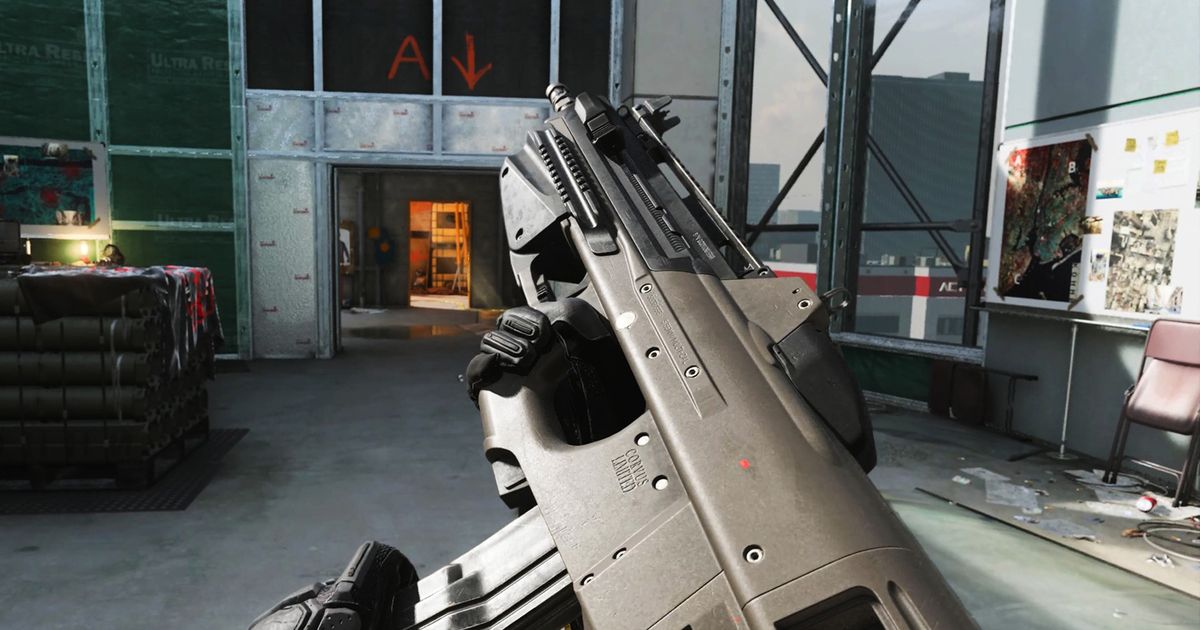 Modern Warfare 3 player holding BP50 assault rifle