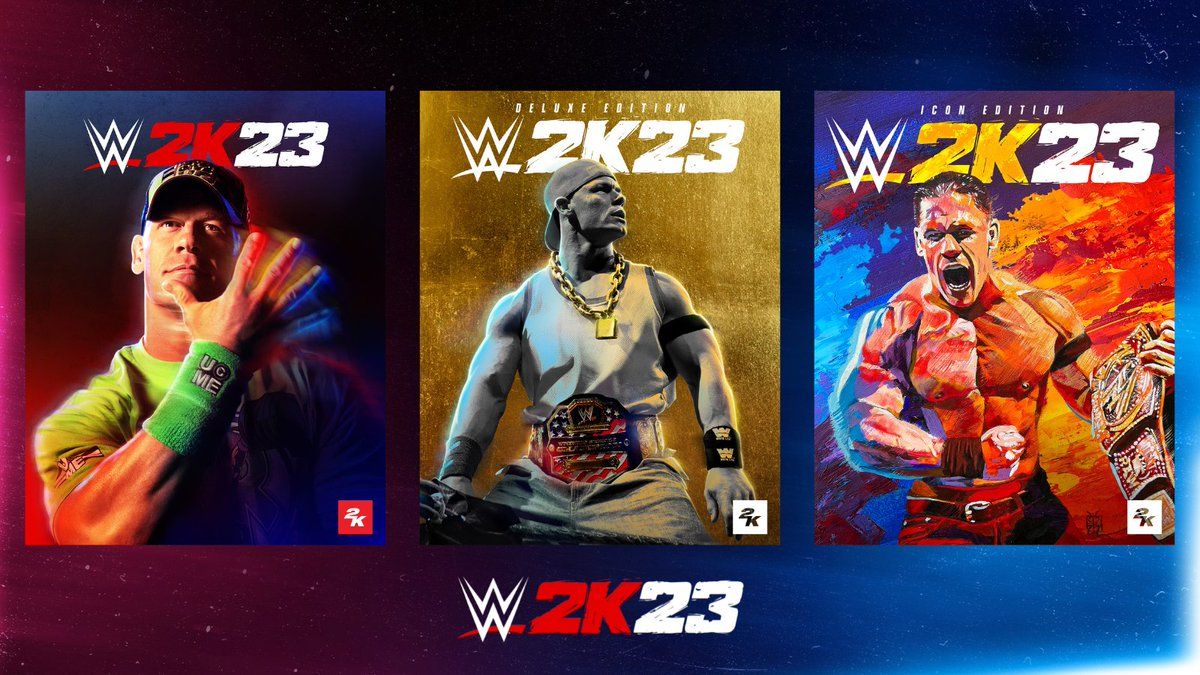 All WWE 2k 23 Editions poster