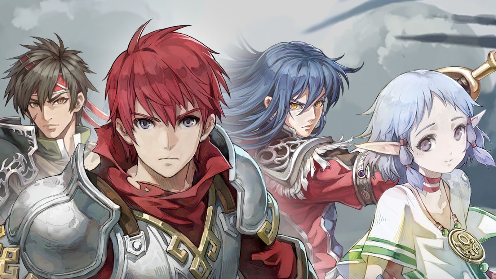 Image of four fighters in Ys Online.