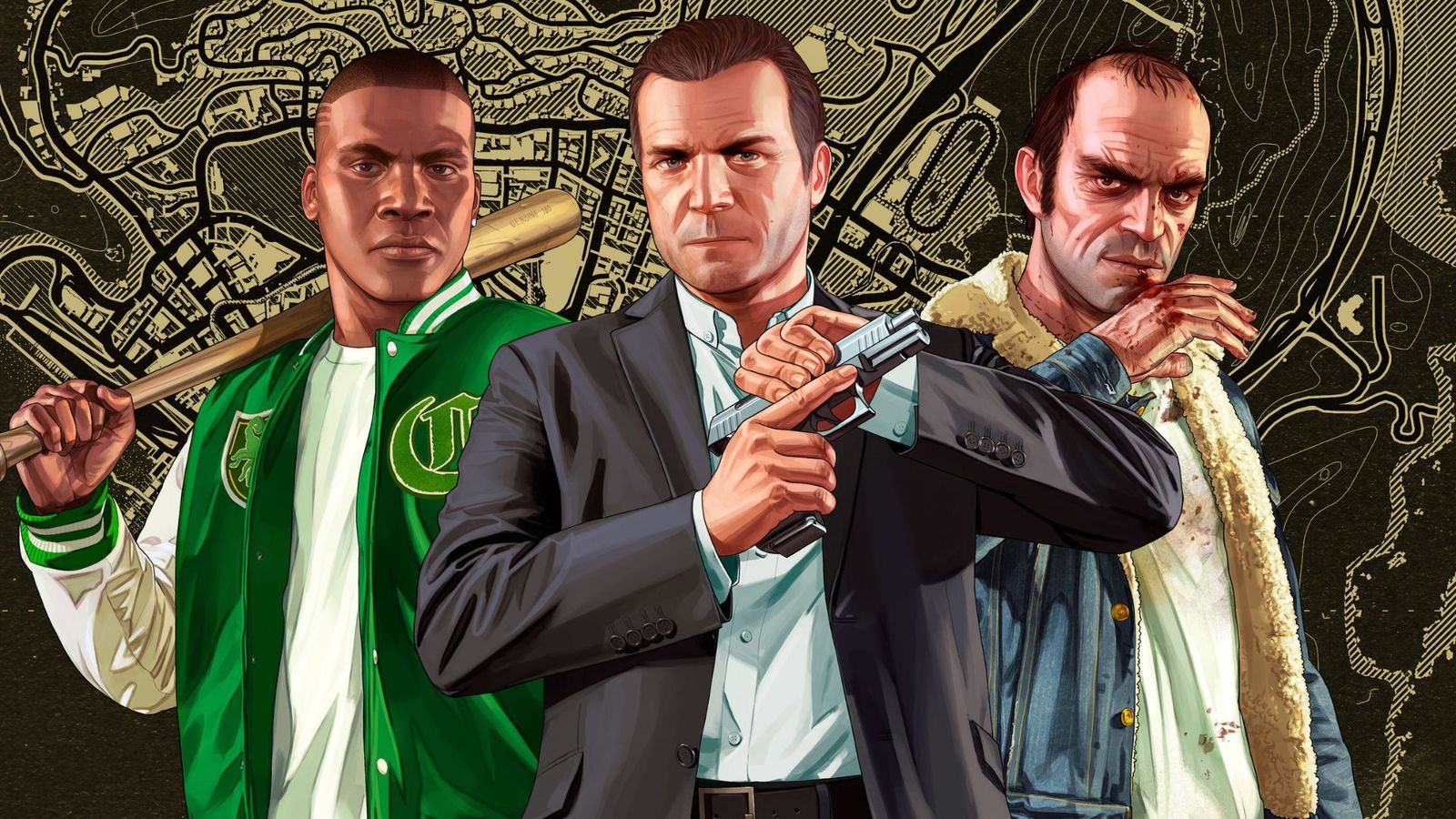 The three GTA V protagonists