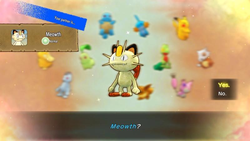 Choose name for my meowth pokemon mystery dungeon dx