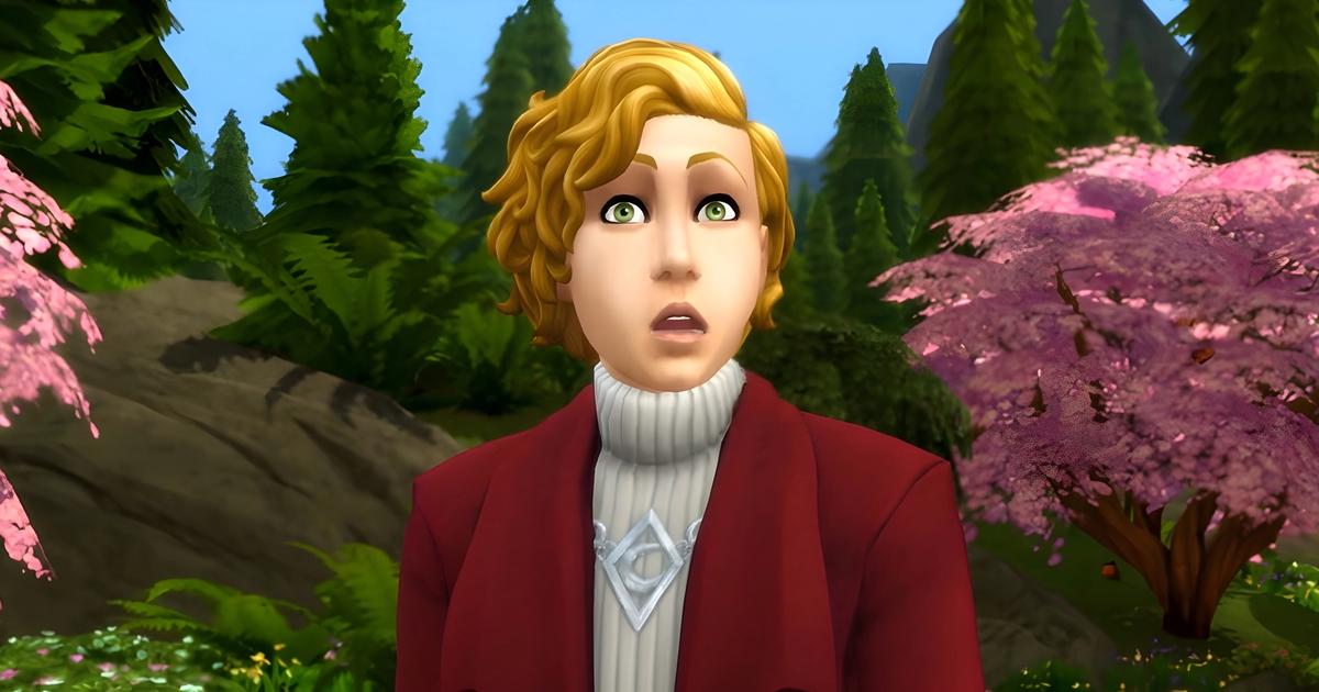 A screenshot from a Sims 4 trailer.